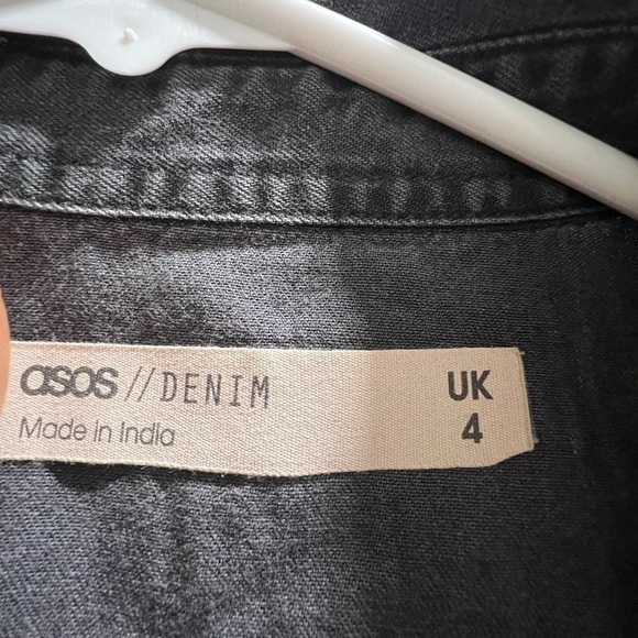 Asos denim button top gray - Picture 2 of 2